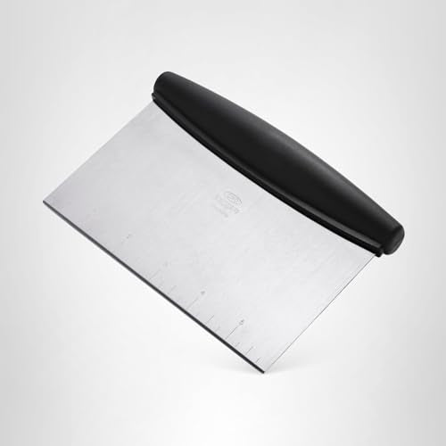 OXO Good Grips Stainless Steel Multi-Purpose Scraper & Chopper, Dough Cutter for Pizza, Bread and Cookie Dough, Multi-Purpose Vegetable Chopper, Dishwasher-Safe Kitchen Essential - My Kitchen Products