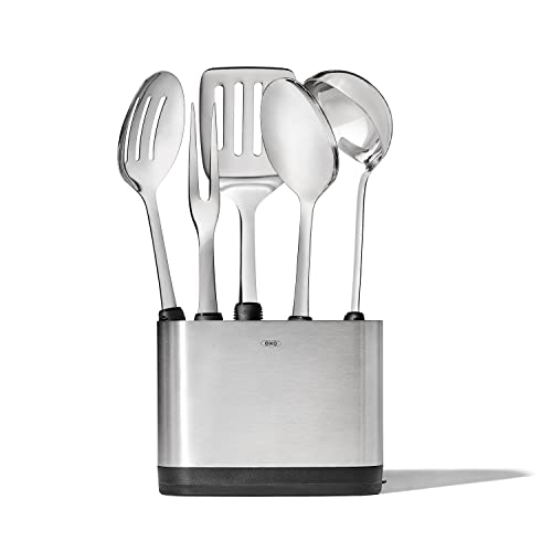 OXO Good Grips Stainless Steel Prep & Serve Kitchen Tool 6pc Set - My Kitchen Products