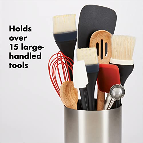 OXO Good Grips Stainless Steel Rotating Utensil Holder - My Kitchen Products