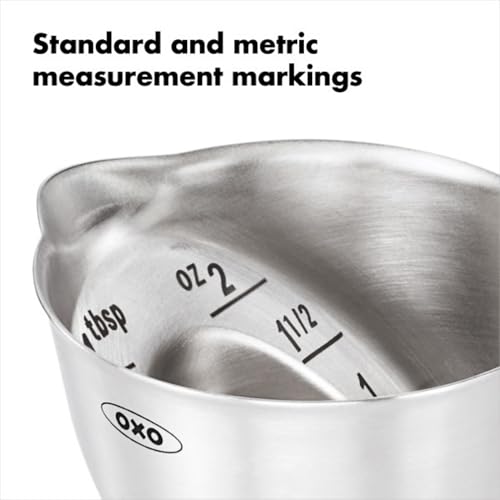 OXO SteeL Angled Measuring Jigger - My Kitchen Products