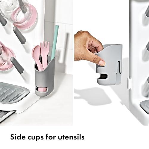 OXO Tot Expandable Drying Rack – Space-Saving Drying Rack | Newborn and Baby Essentials | Breastfeeding Essentials | Dry Baby Bottles | Save Space in Kitchen - My Kitchen Products