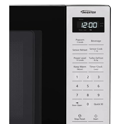 Panasonic 1.2 cu. ft. Inverter Microwave 1250W - NN-SN68QB (Renewed) - My Kitchen Products
