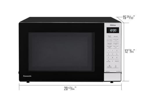 Panasonic 1.2 cu. ft. Inverter Microwave 1250W - NN-SN68QB (Renewed) - My Kitchen Products
