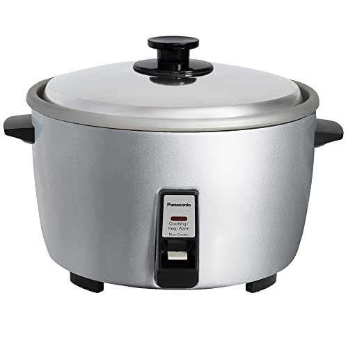 Panasonic Commercial Rice Cooker, Large Capacity 46-Cup (Cooked), 23-Cup (Uncooked) with One-Touch Operation and 8-Hour Keep Warm - SR-42HZP - Silver - My Kitchen Products