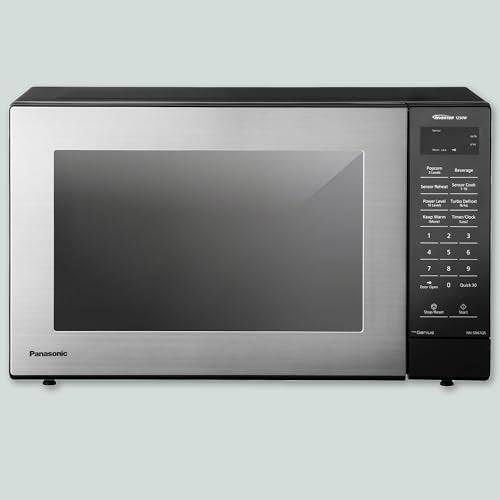 Panasonic Countertop Microwave Oven, 1.2 Cu. Ft., 1250W, Inverter Technology with Genius Sensor, Stainless Steel - NN-SN67QS - My Kitchen Products
