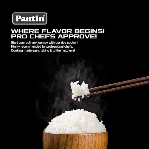Pantin Commercial Electric Rice Cooker – 25 Cups Raw / 50 Cups Cooked Capacity w/Measuring Cup & Scoop – High-Efficiency Large Rice Cooker Commercial Rice Cooker for Restaurants, Hotels and Catering - My Kitchen Products