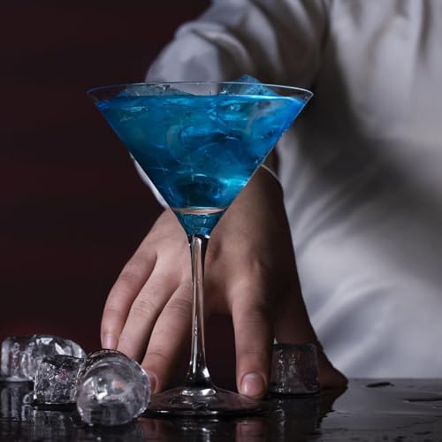 PARACITY Martini Glasses Set of 2, Coupe Glasses, Hand Blown Premium Martini Glasses, Perfect for Cocktails, Martinis, Margaritas, Parties, Catering Boxes and Gifts(6 OZ/180ML) - My Kitchen Products