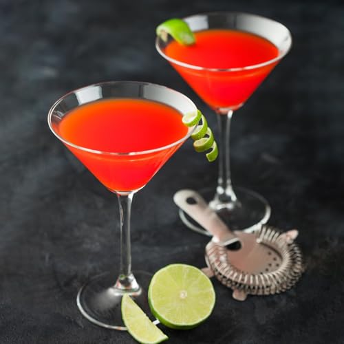 PARACITY Martini Glasses Set of 2, Coupe Glasses, Hand Blown Premium Martini Glasses, Perfect for Cocktails, Martinis, Margaritas, Parties, Catering Boxes and Gifts(6 OZ/180ML) - My Kitchen Products