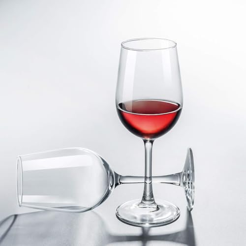 PARACITY Wine Glasses, christmas gift, Clear Glass, Long Stem Wine Glass for Red and White Wine - 10 OZ (Set of 2), Mother's Day Gift - My Kitchen Products