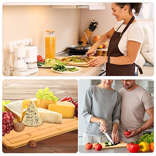 Patelai 12 Pack Bulk Plain Cutting Board Set Kitchen Chopping Boards Rectangular Blank Cutting Board Wood Crafts Serving Board for Christmas Wedding DIY Engraving Gifts(Bamboo,12 x 8 Inch) - My Kitchen Products