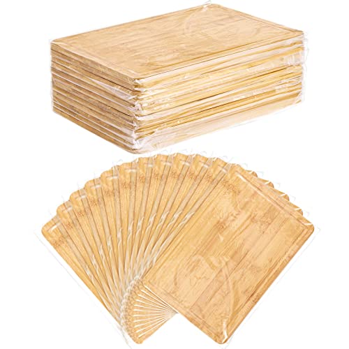 Patelai 12 Pack Bulk Plain Cutting Board Set Kitchen Chopping Boards Rectangular Blank Cutting Board Wood Crafts Serving Board for Christmas Wedding DIY Engraving Gifts(Bamboo,12 x 8 Inch) - My Kitchen Products