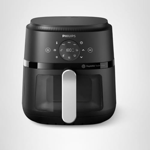 Philips 2000 Series Airfryer - RapidAir Technology, 13-in-1 Ways to Cook, 4.4QT Capacity, Healthier Meals Up to 90% Less Fat, Easy to Clean, Dishwasher Safe, Touchscreen Control, HomeID App (NA221/00) - My Kitchen Products