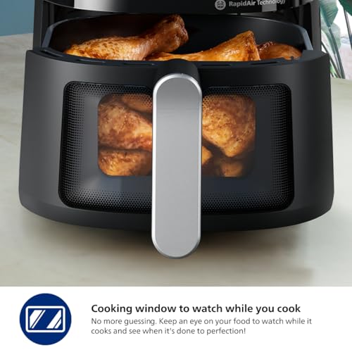 Philips 2000 Series Airfryer - RapidAir Technology, 13-in-1 Ways to Cook, 4.4QT Capacity, Healthier Meals Up to 90% Less Fat, Easy to Clean, Dishwasher Safe, Touchscreen Control, HomeID App (NA221/00) - My Kitchen Products