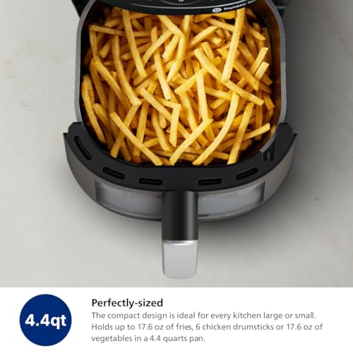 Philips 2000 Series Airfryer - RapidAir Technology, 13-in-1 Ways to Cook, 4.4QT Capacity, Healthier Meals Up to 90% Less Fat, Easy to Clean, Dishwasher Safe, Touchscreen Control, HomeID App (NA221/00) - My Kitchen Products