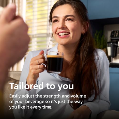 Philips 2200 Series Fully Automatic Espresso Machine, Classic Milk Frother, 2 Coffee Varieties, Intuitive Touch Display, 100% Ceramic Grinder, AquaClean Filter, Aroma Seal, Black (EP2220/14) - My Kitchen Products