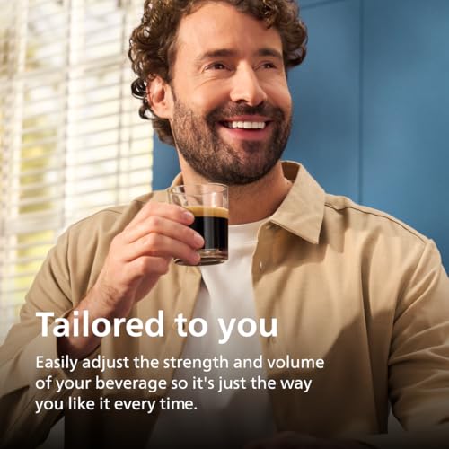 Philips 3300 Series Fully Automatic Espresso Machine with integrated milk frother and grinder, 5 Hot & Iced Coffee Pre-Sets, 40% Quieter SilentBrew, 15-Bar Pressure, Glossy Black (EP3326/90) - My Kitchen Products