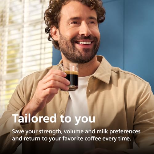 Philips 4400 Series Fully Automatic Espresso Machine, LatteGo Milk System, Integrated Grinder, 12 Hot & Iced Coffee Pre-Sets, Quick Start, SilentBrew, 15-Bar Pressure, Black Chrome (EP4444/90) - My Kitchen Products