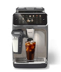 PHILIPS 5500 Series Fully Automatic Espresso Machine, LatteGo Milk System, Integrated Grinder, 20 Hot & Iced Coffee Pre-Sets, Quick Start, SilentBrew, 15-Bar Pressure, Black Chrome (EP5544/94) - My Kitchen Products