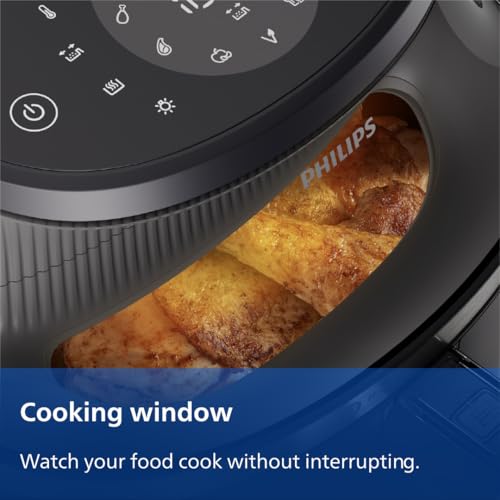 Philips Airfryer 3000 Series - Premium 6.5qt Airfryer with Window, RapidAir Plus Technology, 16 Ways to Cook, 90% Less Fat, Easy to Clean, Touchscreen, Energy Saving (NA330/00) - My Kitchen Products