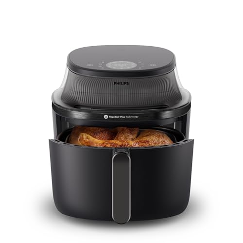 Philips Airfryer 3000 Series - Premium 6.5qt Airfryer with Window, RapidAir Plus Technology, 16 Ways to Cook, 90% Less Fat, Easy to Clean, Touchscreen, Energy Saving (NA330/00) - My Kitchen Products
