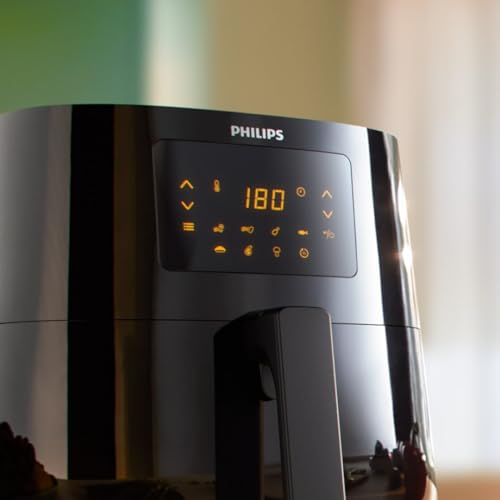 Philips Essential Airfryer XL 2.65lb/6.2L Capacity Digital Airfryer with Rapid Air Technology, Starfish Design, Easy Clean Basket, Black, (HD9270/91) - My Kitchen Products