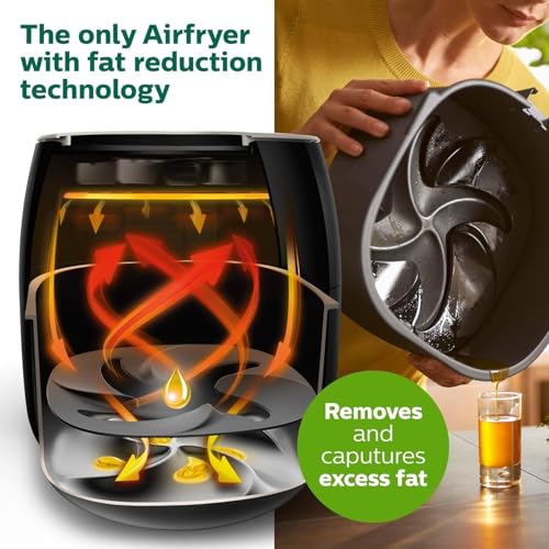 Philips Premium Airfryer XXL with Fat Removal Technology, Black, HD9630/98 - My Kitchen Products