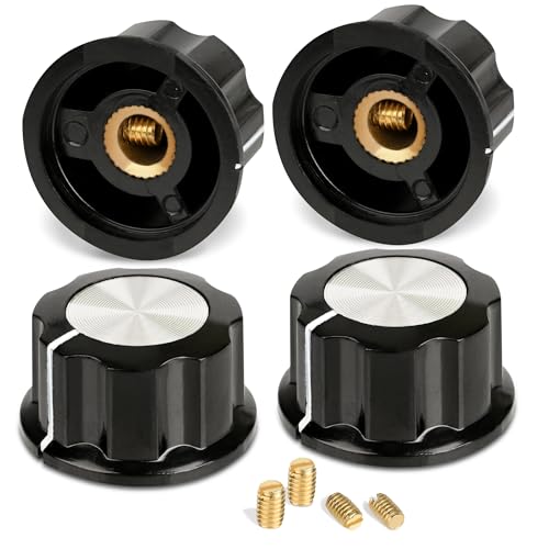 PIHIL 4 Pack Slow Cooker Knobs for Crockpot, Adjustable Replacement Knobs for Slow Cooker,Includes 4 Knobs and 8 Built-in Brass Bolts - My Kitchen Products