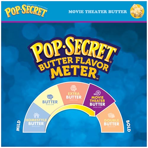 Pop Secret Microwave Popcorn, Movie Theater Butter, Flavor, 3.2 Oz Sharing Bags, 12 Ct - My Kitchen Products