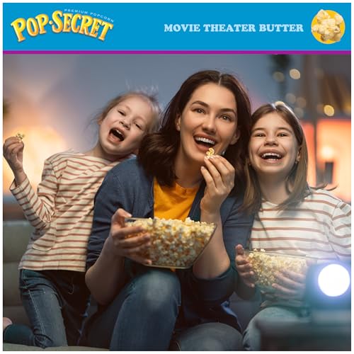Pop Secret Microwave Popcorn, Movie Theater Butter, Flavor, 3.2 Oz Sharing Bags, 12 Ct - My Kitchen Products