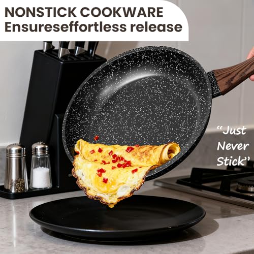 Pots and Pans Set Non Stick, 31 Piece Kitchen Induction Cookware & Bakeware Set, Nonstick Kitchen Cooking Pans Set with Frying Pans Set Grill Pan Saucepan Baking Sheet & Utensils, PFOA Free - My Kitchen Products
