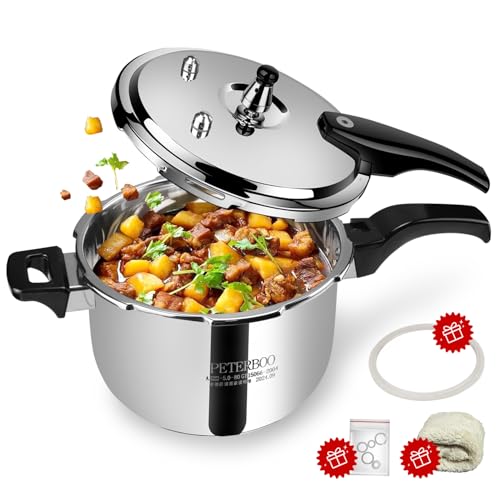 Premium Stainless Steel Small Pressure Cooker 3 quart | 8 Safety Features & Quick Cooking | stovetop pressure cookers;instant pot pressure cooker;olla de presion pressure cooker 3+qt mini - My Kitchen Products