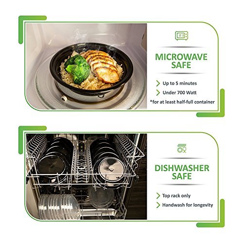 Prep Naturals 30 Pack Meal Prep Containers Reusable - My Kitchen Products