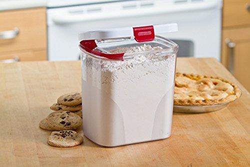PrepSolutions Flour Keeper – Airtight Storage Container for Flour, Sugar & Dry Goods, 5 lb Capacity, BPA-Free, Easy Pour Design - My Kitchen Products