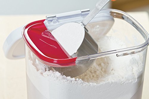 PrepSolutions Flour Keeper – Airtight Storage Container for Flour, Sugar & Dry Goods, 5 lb Capacity, BPA-Free, Easy Pour Design - My Kitchen Products