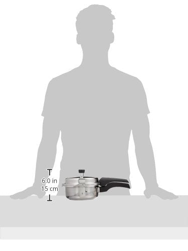 Prestige Deluxe Alpha Stainless Steel Pressure Cooker, 2 Liters/2.11 Quarts - My Kitchen Products