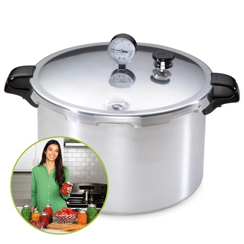 Presto 01755 16-Quart Aluminum canner Pressure Cooker, One Size, Silver - My Kitchen Products