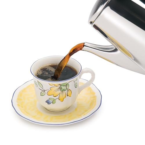 Presto 02811 Stainless Steel Electric Coffee Percolator - 12-Cups, Easy-Pour Spout, Stay-Cool Handle, Make 2-12 Cups - My Kitchen Products