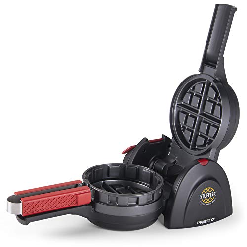 Presto 03512 Stuffler Stuffed Waffle Maker, Belgian, Large, Black - My Kitchen Products