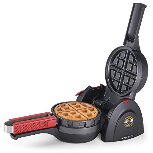 Presto 03512 Stuffler Stuffed Waffle Maker, Belgian, Large, Black - My Kitchen Products
