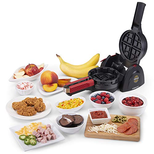 Presto 03512 Stuffler Stuffed Waffle Maker, Belgian, Large, Black - My Kitchen Products