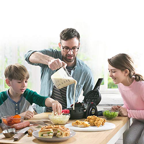 Presto 03512 Stuffler Stuffed Waffle Maker, Belgian, Large, Black - My Kitchen Products
