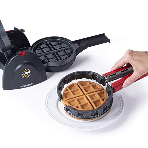 Presto 03512 Stuffler Stuffed Waffle Maker, Belgian, Large, Black - My Kitchen Products