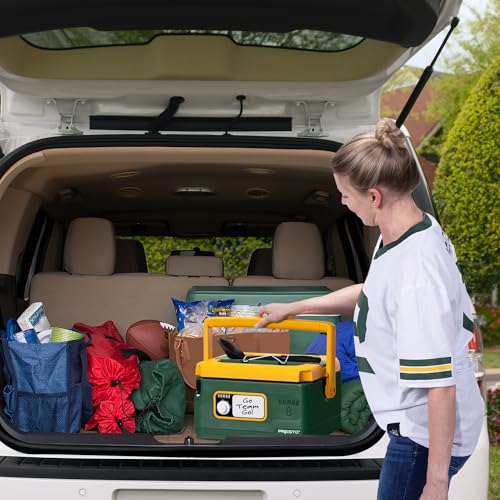 Presto 06019 8-Quart Nomad Traveling Slow Cooker, Locking Lid, Dry Erase Board, Green/Gold - My Kitchen Products