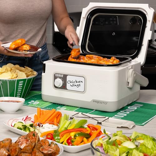 Presto 06030 8-quart Nomad Traveling Slow Cooker, Locking Lid, Dry Erase Board - My Kitchen Products