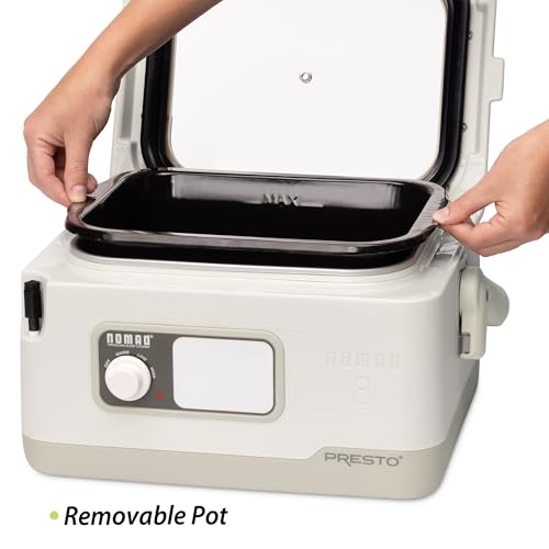 Presto 06030 8-quart Nomad Traveling Slow Cooker, Locking Lid, Dry Erase Board - My Kitchen Products