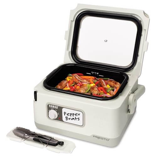 Presto 06030 8-quart Nomad Traveling Slow Cooker, Locking Lid, Dry Erase Board - My Kitchen Products