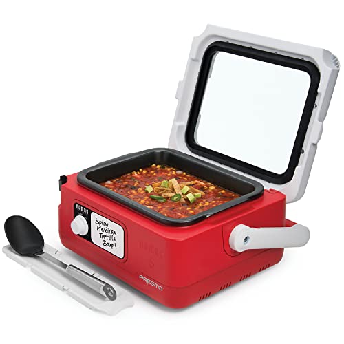 Presto Nomad Traveling Slow Cooker, Red, 6-Quart ( Pack of 1) - My Kitchen Products