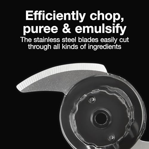 Proctor Silex Durable Electric Vegetable Chopper & Mini Food Processor for Chopping, Puree & Emulsify, 1.5 Cup, Black - My Kitchen Products