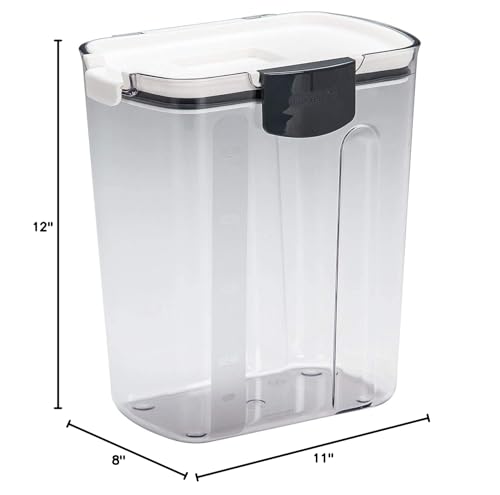 Progressive ProKeeper Baker's Airtight Kitchen Storage Canister Container Set for Flour, Sugar & More, Keeps Ingredients Fresh, with Accessories (Multicolor, 6- Piece) - My Kitchen Products