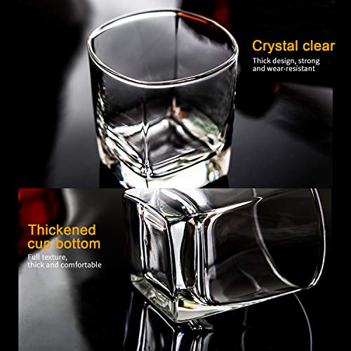 QAPPDA Heavy Base Whiskey Glasses, 8 oz Set of 12, Premium Quality Glass, Classic Design, Ideal for Whiskey, Vodka, Tequila, Cocktails, Great Gift Set - My Kitchen Products